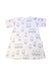 A White Short Sleeve Dresses from Graniph in size 18-24M for girl. (Back View)
