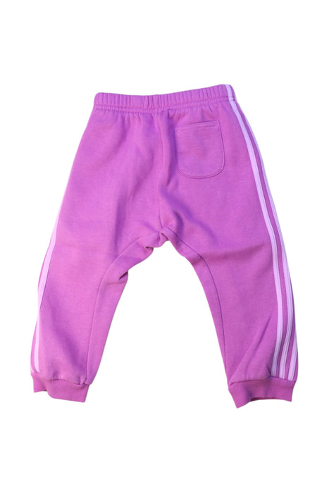 A Pink Sweatpants from Adidas in size 12-18M for girl. (Back View)