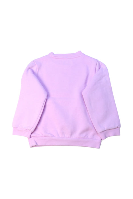 A Pink Crewneck Sweatshirts from Adidas in size 12-18M for girl. (Back View)