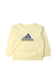 A Yellow Crewneck Sweatshirts from Adidas in size 18-24M for girl. (Front View)