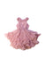 A Pink Sleeveless Dresses from Dolly by Le Petit Tom in size 12-18M for girl. (Back View)