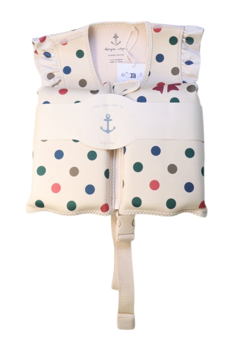 A Ivory Floatsuits from Konges Sløjd in size 2T for neutral. (Front View)