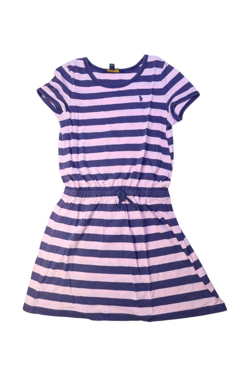A Pink Short Sleeve Dresses from Polo Ralph Lauren in size 6T for girl. (Front View)
