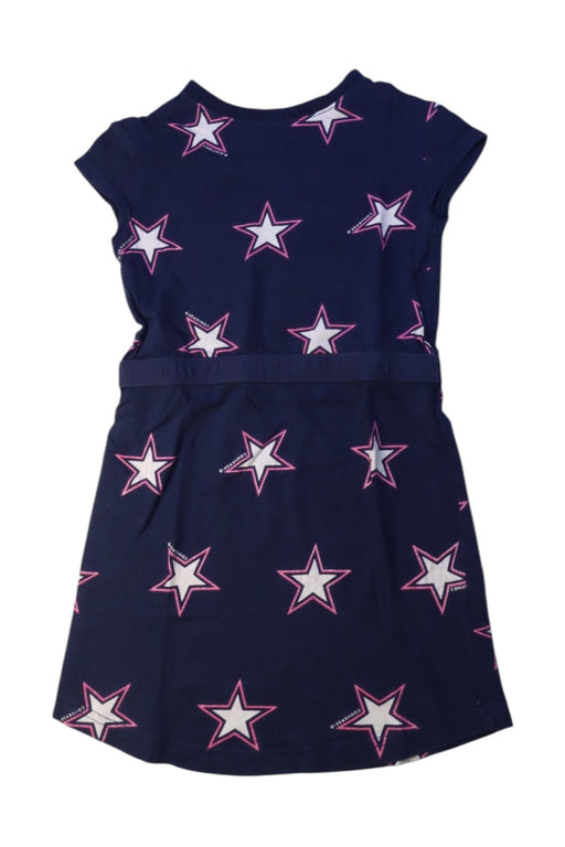 A Navy Short Sleeve Dresses from Converse in size 6T for girl. (Front View)