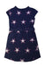A Navy Short Sleeve Dresses from Converse in size 6T for girl. (Back View)