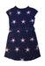 A Navy Short Sleeve Dresses from Converse in size 6T for girl. (Back View)