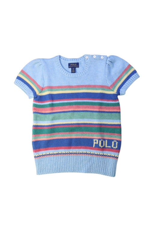 A Multicolour Short Sleeve Tops from Polo Ralph Lauren in size 7Y for girl. (Front View)