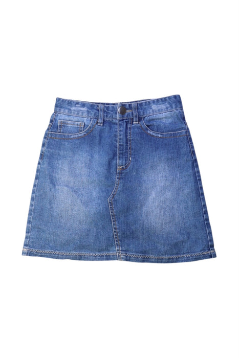 A Blue Mid Skirts from Guess in size 6T for girl. (Front View)