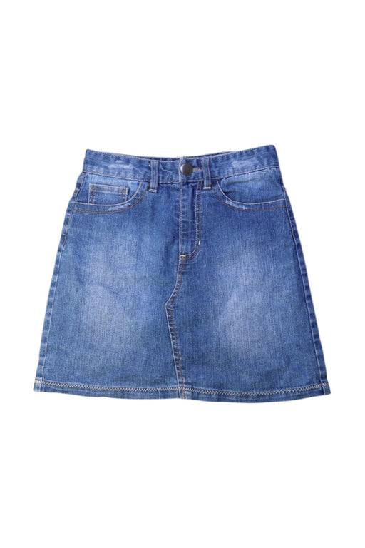 A Blue Mid Skirts from Guess in size 6T for girl. (Front View)