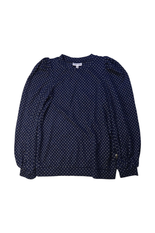 A Navy Long Sleeve Tops from Pomp de Lux in size 9Y for girl. (Front View)