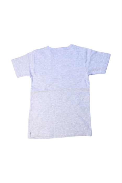 A Grey Short Sleeve T Shirts from Petit Bateau in size 6T for boy. (Back View)