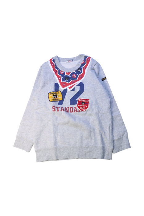 A Multicolour Crewneck Sweatshirts from Miki House in size 7Y for boy. (Front View)