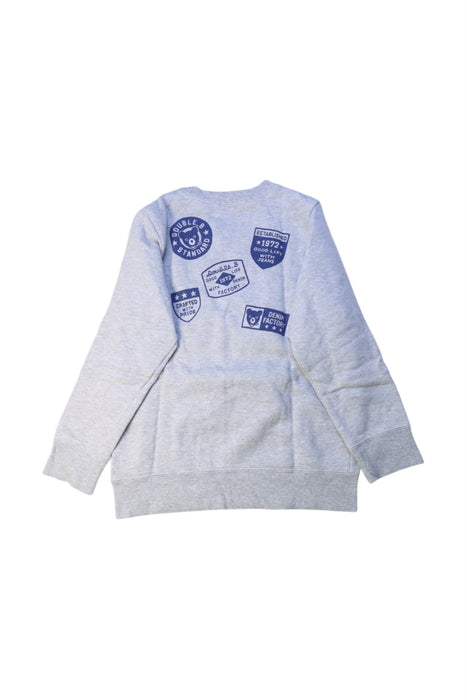 A Multicolour Crewneck Sweatshirts from Miki House in size 7Y for boy. (Back View)