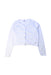 A White Cardigans from Petit Bateau in size 8Y for girl. (Front View)