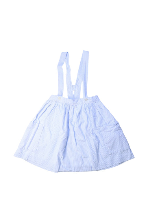 A White Overall Dresses from Jacadi in size 8Y for girl. (Front View)