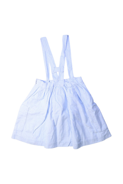 A White Overall Dresses from Jacadi in size 8Y for girl. (Back View)