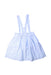 A White Overall Dresses from Jacadi in size 8Y for girl. (Back View)