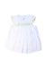 A White Sleeveless Dresses from Jacadi in size 8Y for girl. (Front View)