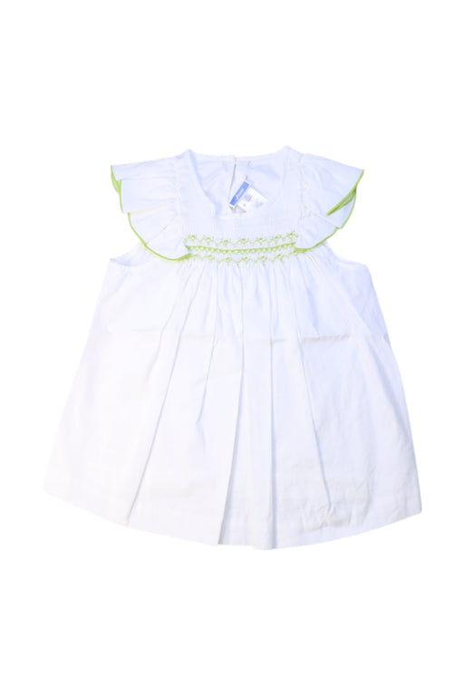 A White Sleeveless Dresses from Jacadi in size 8Y for girl. (Front View)