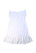 A White Sleeveless Dresses from Little Jepe in size 8Y for girl. (Back View)
