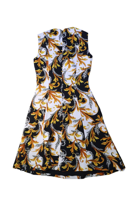 A Multicolour Sleeveless Dresses from Young Versace in size 13Y for girl. (Back View)