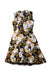 A Multicolour Sleeveless Dresses from Young Versace in size 13Y for girl. (Back View)