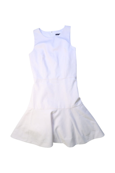 A White Sleeveless Dresses from Armani in size 14Y for girl. (Front View)