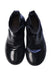 A Navy Booties from Kickers in size 4T for girl. (Back View)