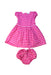 A Pink Dress Sets from Ralph Lauren in size 12-18M for girl. (Front View)