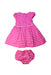 A Pink Dress Sets from Ralph Lauren in size 12-18M for girl. (Back View)