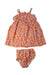 A Multicolour Dress Sets from Ralph Lauren in size 6-12M for girl. (Front View)