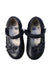 A Black Flats from Chicco in size 18-24M for girl. (Back View)