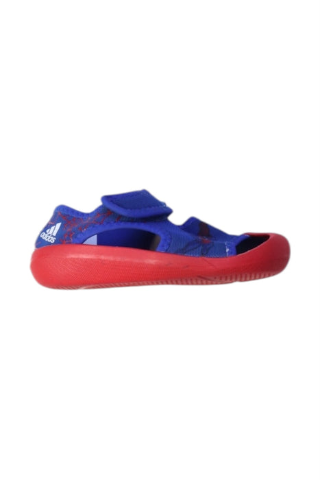 A Blue Aqua Shoes from Adidas in size 3T for boy. (Front View)