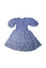 A Blue Long Sleeve Dresses from Seed in size 7Y for girl. (Back View)