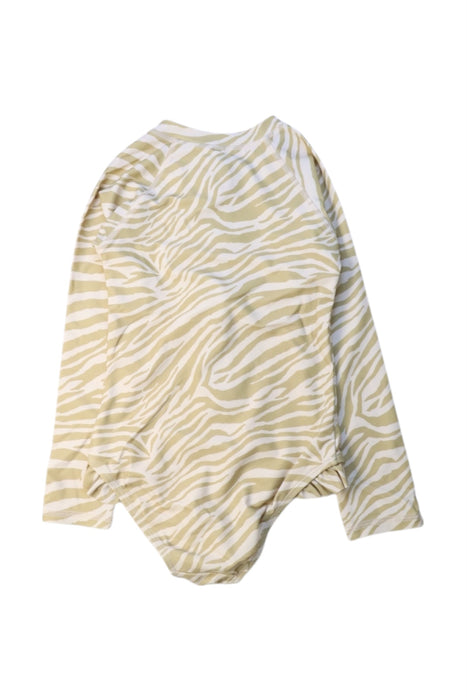 A Beige Rash Guards from Rylee + Cru in size 4T for girl. (Back View)