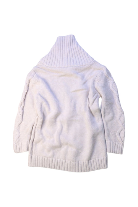 A White Knit Sweaters from Seed in size 3T for neutral. (Back View)