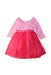 A Pink Long Sleeve Dresses from Boden in size 3T for girl. (Back View)