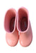 A Pink Rain Boots from Hunter in size 18-24M for neutral. (Back View)