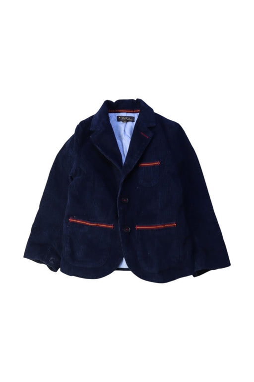 A Navy Blazers from Velveteen in size 3T for boy. (Front View)