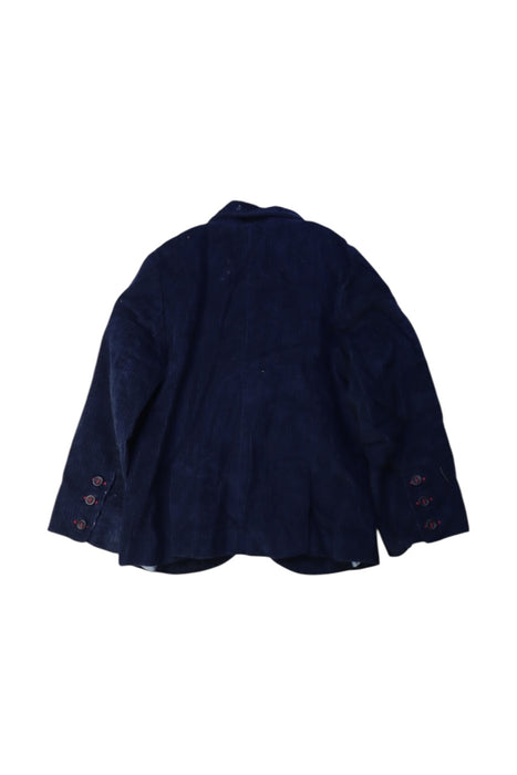 A Navy Blazers from Velveteen in size 3T for boy. (Back View)