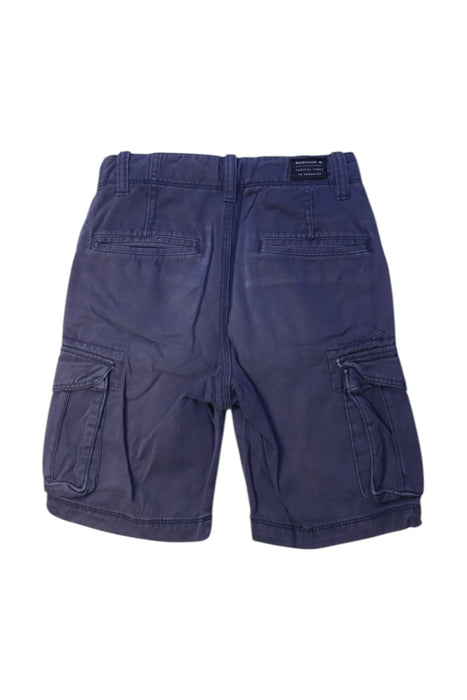 A Navy Shorts from Quiksilver in size 8Y for boy. (Back View)