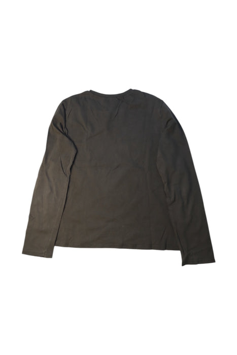 A Brown Long Sleeve T Shirts from IKKS in size 12Y for boy. (Back View)