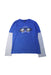 A Blue Long Sleeve T Shirts from IKKS in size 12Y for boy. (Front View)