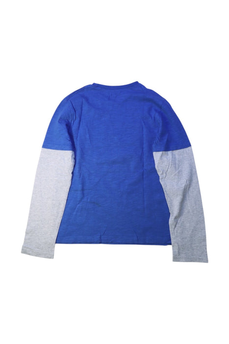 A Blue Long Sleeve T Shirts from IKKS in size 12Y for boy. (Back View)