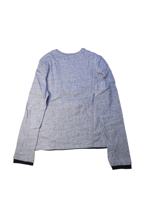 A Grey Long Sleeve T Shirts from IKKS in size 12Y for boy. (Back View)