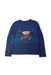 A Navy Long Sleeve T Shirts from IKKS in size 12Y for boy. (Front View)