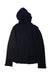 A Black Hooded Sweatshirts from IKKS in size 12Y for boy. (Back View)