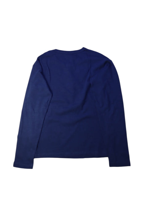 A Navy Long Sleeve Tops from Petit Bateau in size 12Y for boy. (Back View)