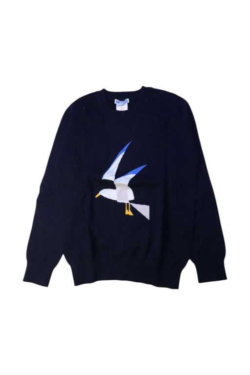 A Navy Knit Sweaters from Jacadi in size 10Y for boy. (Front View)