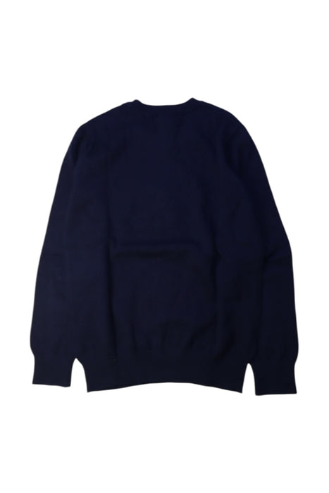 A Navy Knit Sweaters from Jacadi in size 10Y for boy. (Back View)